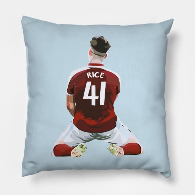 Declan Rice Pillow by Webbed Toe Design's