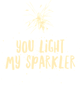 You Light My Sparkler Fireworks Love Magnet