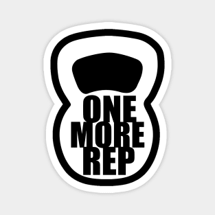 One More Rep - Kettlebell Magnet