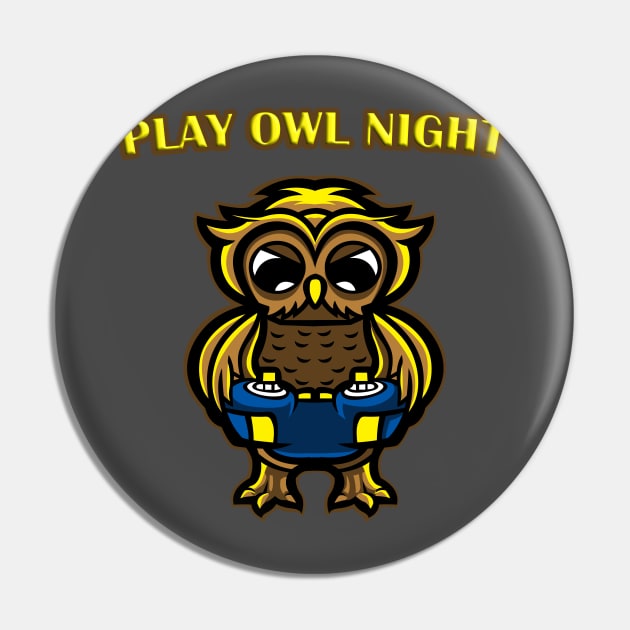 Play owl night | Play all night long videogames console video cames gamer funny and cool shirt Pin by Anfrato