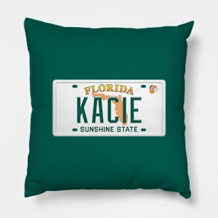 Kacie License Plate - FL Pillow