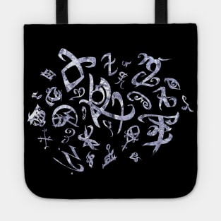 Shadowhunters rune / The mortal instruments - diamond  group of rune - Parabatai - Mundane gift idea Tote