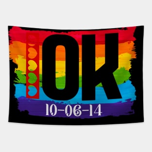 Oklahoma Gay Marriage Date Tapestry