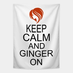 Keep Calm and Ginger on Tapestry