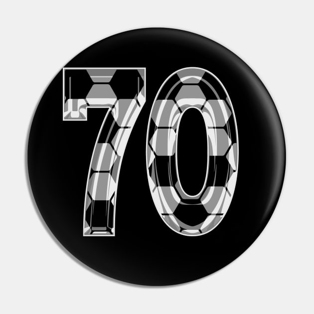 Soccer Number 70 Soccer Jersey #70 Soccer Mom Player Fan Pin by TeeCreations