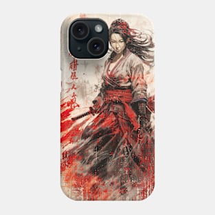 Vintage Japanese Onna-musha Phone Case