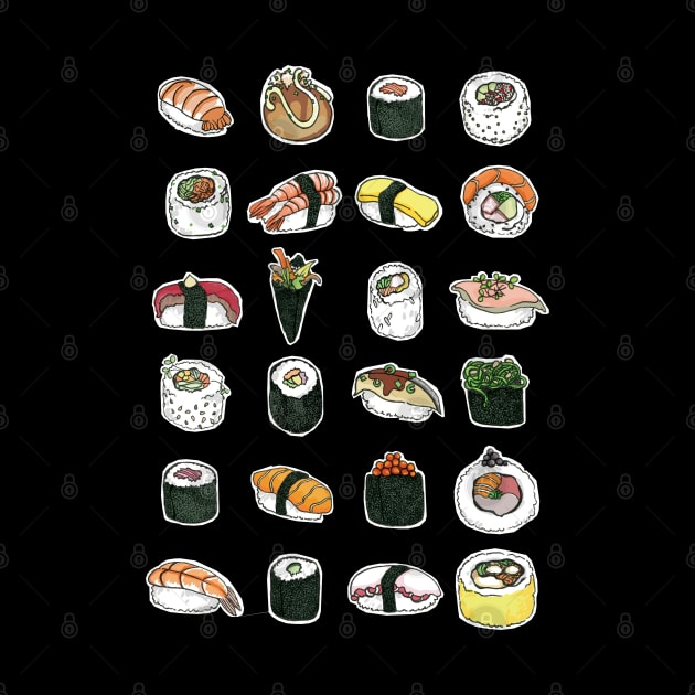 Sushi by KatherineBlowerDesigns