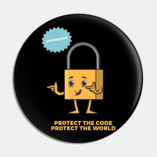 Protect the code, protect the world DevSecOps Pin