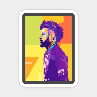 Neymar Wpap Pop Art Magnet