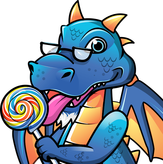 Dragon Lollipop Kids T-Shirt by ClashPlayhouse