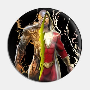 Black Adam x Shazam. Pin