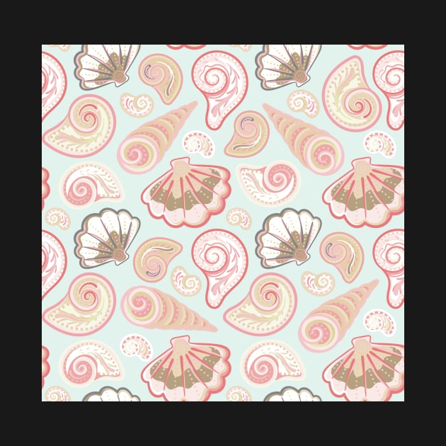 Beach Seashell Treasures by SpiceTree