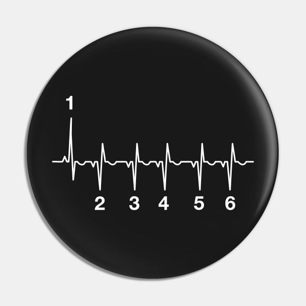 Motorcycle Heartbeat Gear Shift RPM EKG Pin by Dirt Bike Gear