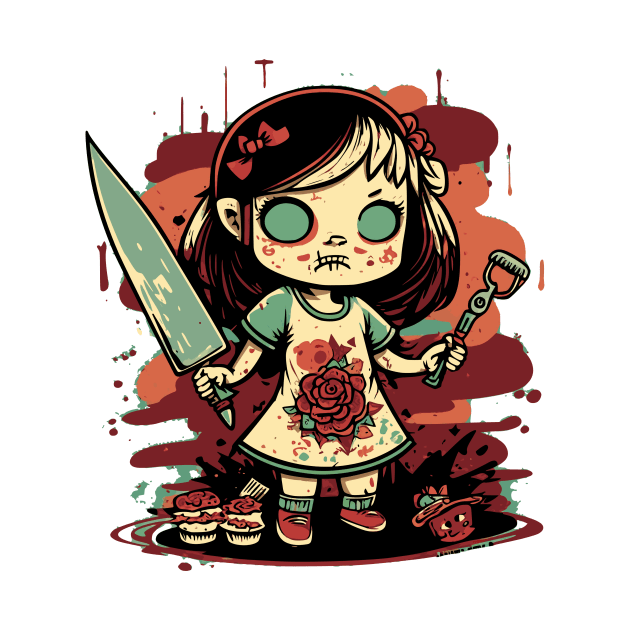 Knife Girl by pxdg