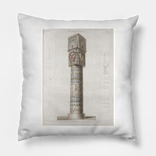 Egyptian column plane Pillow