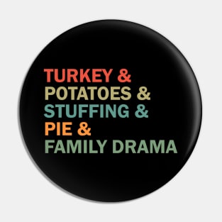 Thanksgiving diner Pin