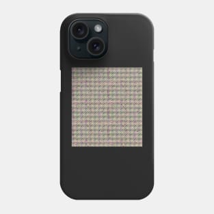 Lines on Houndstooth Phone Case