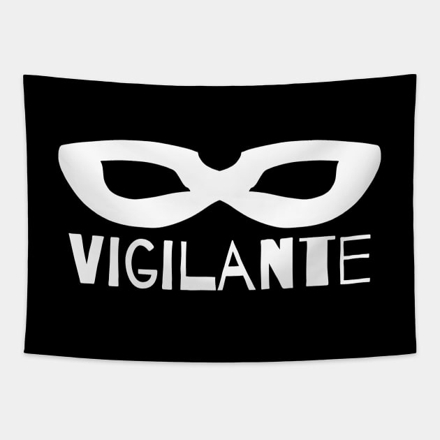 White Mask - Vigilante Tapestry by Thedustyphoenix