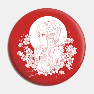 Aries Ram Girl Pin