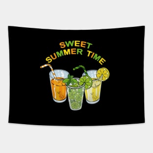 Sweet Summer Time - Cold Drinks Tapestry