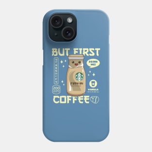 Vanilla Iced Coffee for Coffee lovers and Starbucks Fans Phone Case