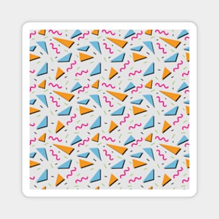 80s 90s Party Pattern Magnet