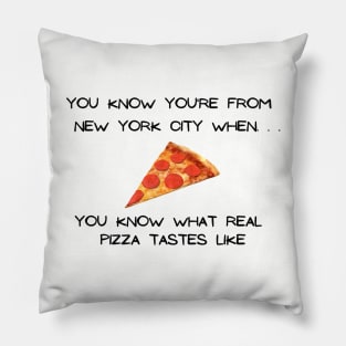 NYC Pizza 2 (Light Colors) Pillow
