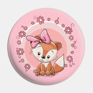 Cute Little Fox Pin