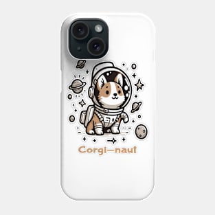 Corgi Astronaut Phone Case