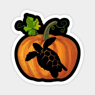 Turtle in pumpkin Magnet