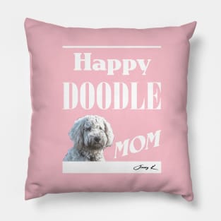 Happy Doodle Mom Pillow