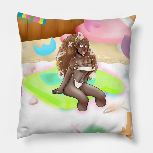 lets get lucky Pillow by Artadorkable's Magic Shop