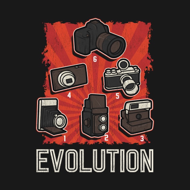 Cute & Funny Camera Evolution Photographer by theperfectpresents