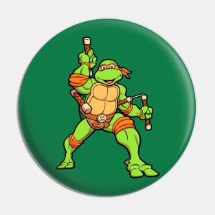 TMNT Michaelangelo Pin