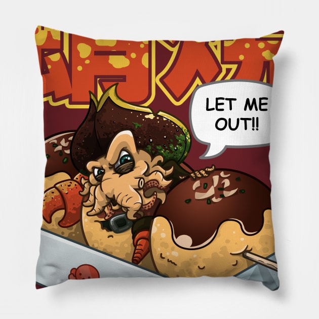 Takoyaki Pillow by Son Dela Cruz