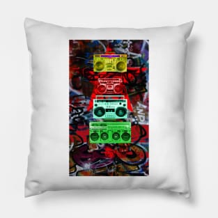 Boombox culture Pillow