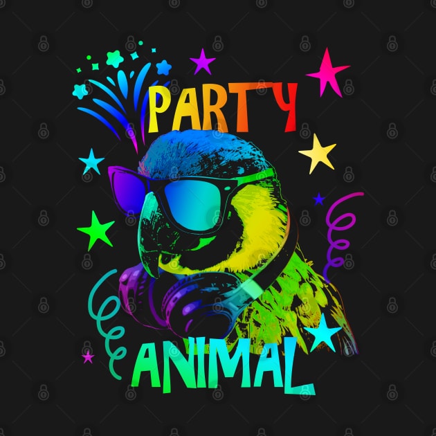 Parrot Party Animal by Nerd_art