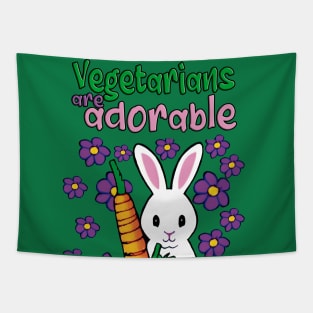 Vegetarians are adorable Tapestry