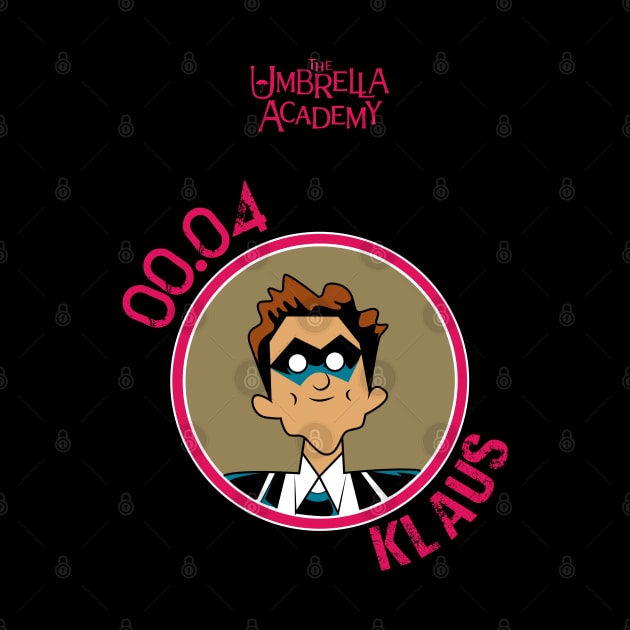 UMBRELLA ACADEMY: KLAUS CARTOON (PINK) by FunGangStore