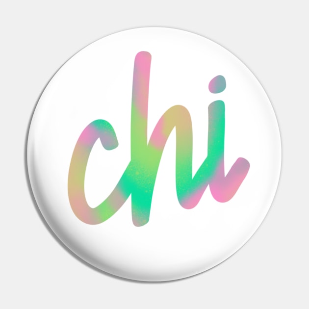 Greek Alphabet: chi (pastels) Pin by LetsOverThinkIt