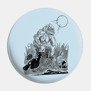 Midwestern scene Pin