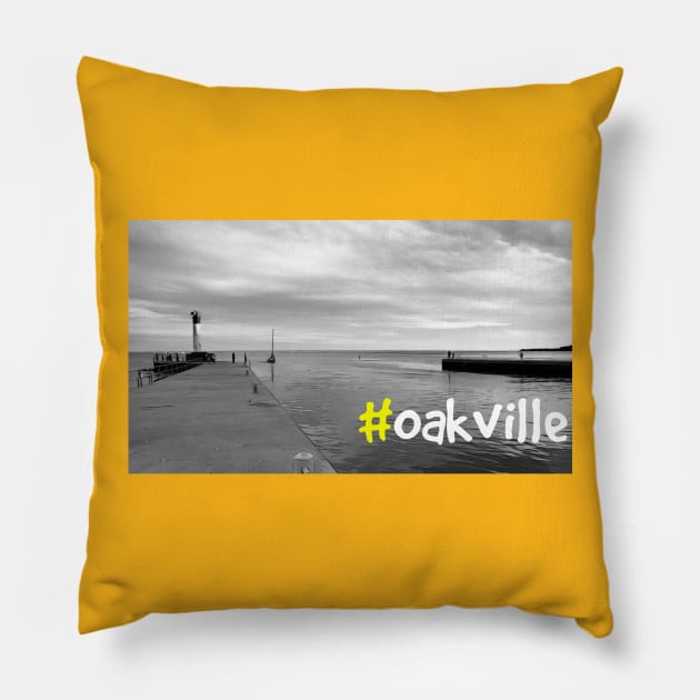 Shores of Oakville Ontario Pillow by scotthurren1111