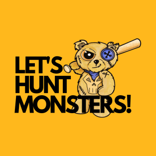 Mr. Button the Teddy Bear Monster Hunter T-Shirt