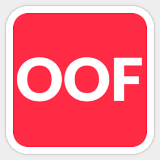 Roblox Noob Oof Stickers Teepublic - t5l ad roblox