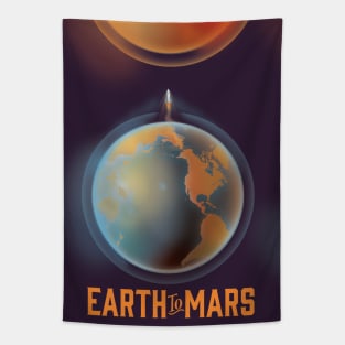 Earth To Mars Tapestry