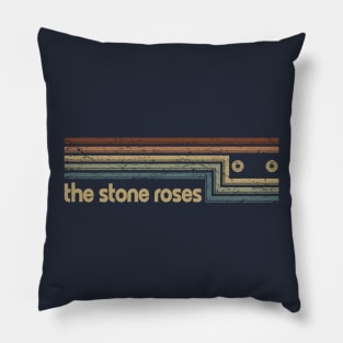 The Stone Roses Cassette Stripes Pillow