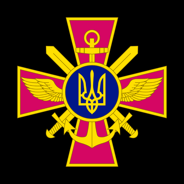 General Staff of the Ukrainian Armed Forces Emblem by Wickedcartoons