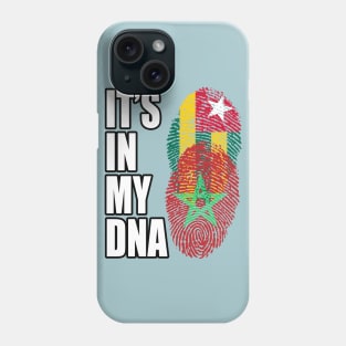 Togolese And Moroccan Mix Heritage DNA Flag Phone Case