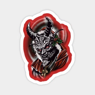 Krampus Holiday Magnet