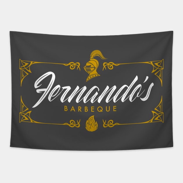 Fernando (light) Paladins Champion Logo Tapestry by dcmjs